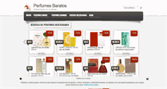 Desktop Screenshot of perfumesbaratosnet.com