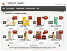 Tablet Screenshot of perfumesbaratosnet.com